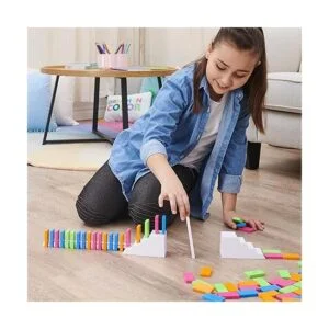 SPIN MASTER GAMES H5 Domino Creations Juego de 100 fichas_5