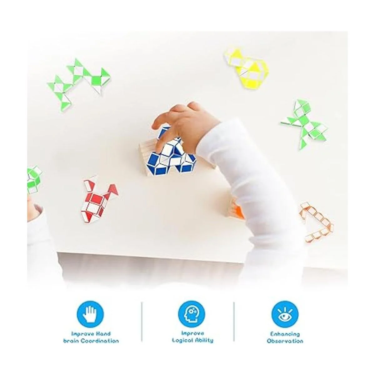 Ganowo Paquete de 30 juguetes de rompecabezas para niños_6