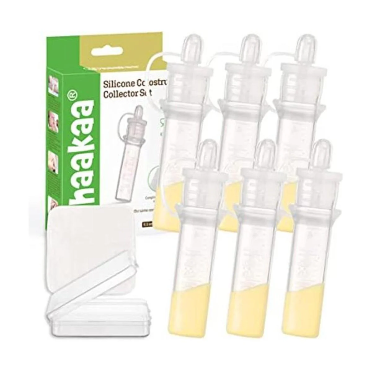 haakaa El juego de coleccionista de calostro incluye una_1