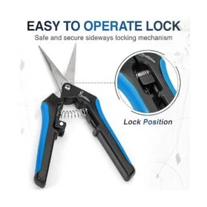 Yieldcropper Juego de 2 tijeras de podar de hoja recta y_6