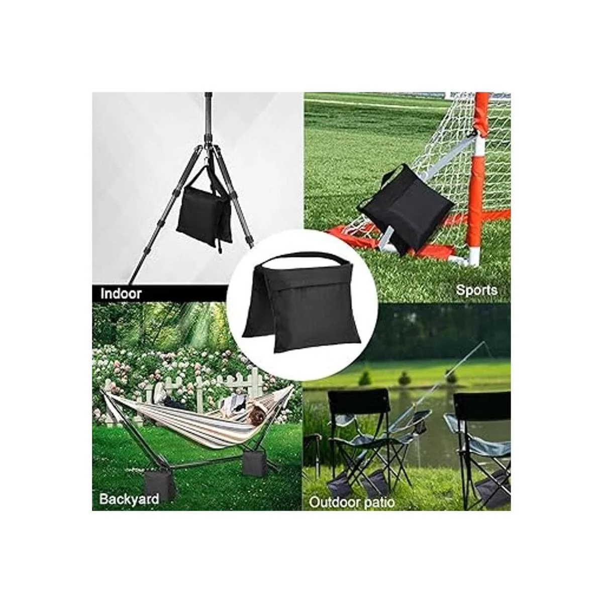 Lidlife Juego de 4 bolsas de arena para fotografía_7