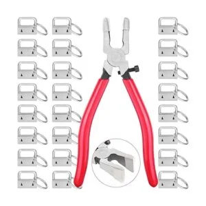 Shynek Juego de 50 piezas de accesorios para llavero de_1
