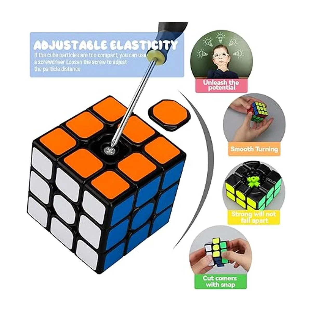 STEAM Life Juego de 5 cubos de velocidad educativos_2