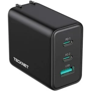 Cargador USB C TECKNET de 65 W PD 3.0 GaN cargador tipo C_1