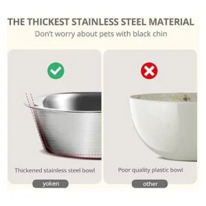 yoken Cuencos elevados resistentes para perros_5