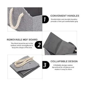 Morezi Cubo de juguete grande para perros cestas de_4