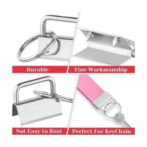 Shynek Juego de 50 piezas de accesorios para llavero de_7