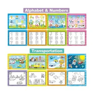 Paquete de 4 libros de dibujo al agua libros de dibujo_5