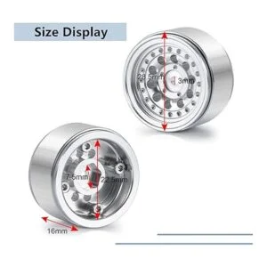 MORLORDY 4 llantas de aleación de aluminio RC de 1.0_3