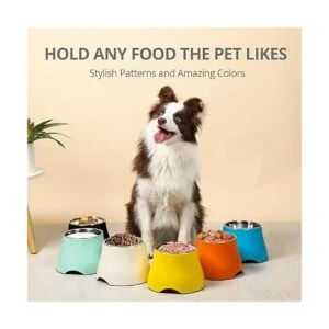 yoken Cuencos elevados resistentes para perros_6