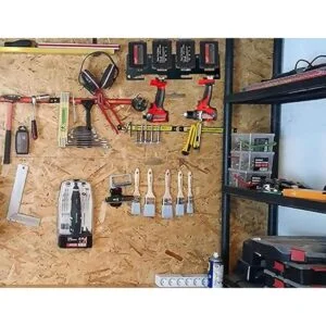 SZWJTLV Milwaukee M18 Soporte para batería 4X soporte de_3