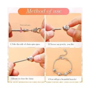 27 pulseras de serpiente con dije de cadena pulsera_6