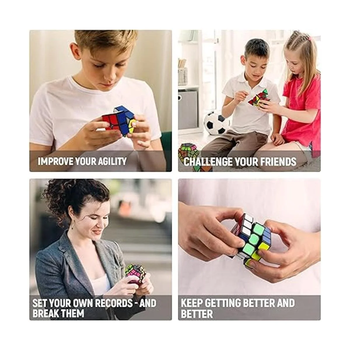 STEAM Life Juego de 5 cubos de velocidad educativos_5