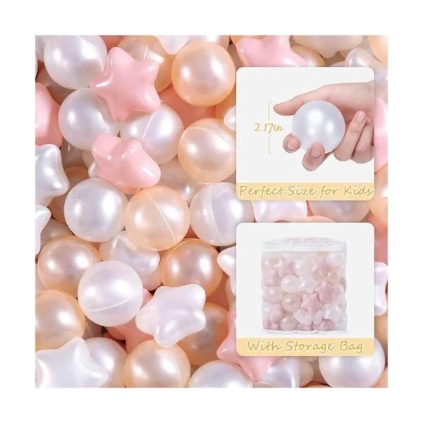 Realhaha Pelotas de estrella para niños pequeños 100_4