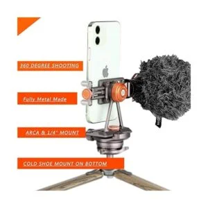 Soporte de trípode de metal para teléfono celular_7