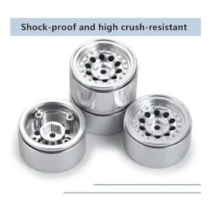 MORLORDY 4 llantas de aleación de aluminio RC de 1.0_5