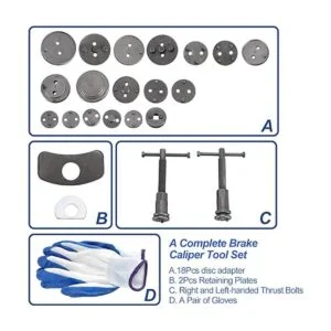 KUNTEC Juego de 24 herramientas de rebobinado de pistón de_2