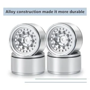 MORLORDY 4 llantas de aleación de aluminio RC de 1.0_4