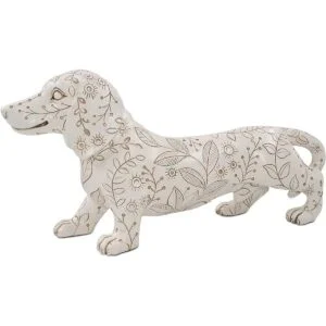 Estatuas de perro salchicha de 11 pulgadas figuras de_1