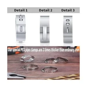 100 anillos de abrazadera PEX de 34 pulgadas abrazaderas_6
