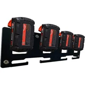 SZWJTLV Milwaukee M18 Soporte para batería 4X soporte de_1