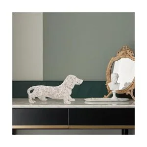 Estatuas de perro salchicha de 11 pulgadas figuras de_4