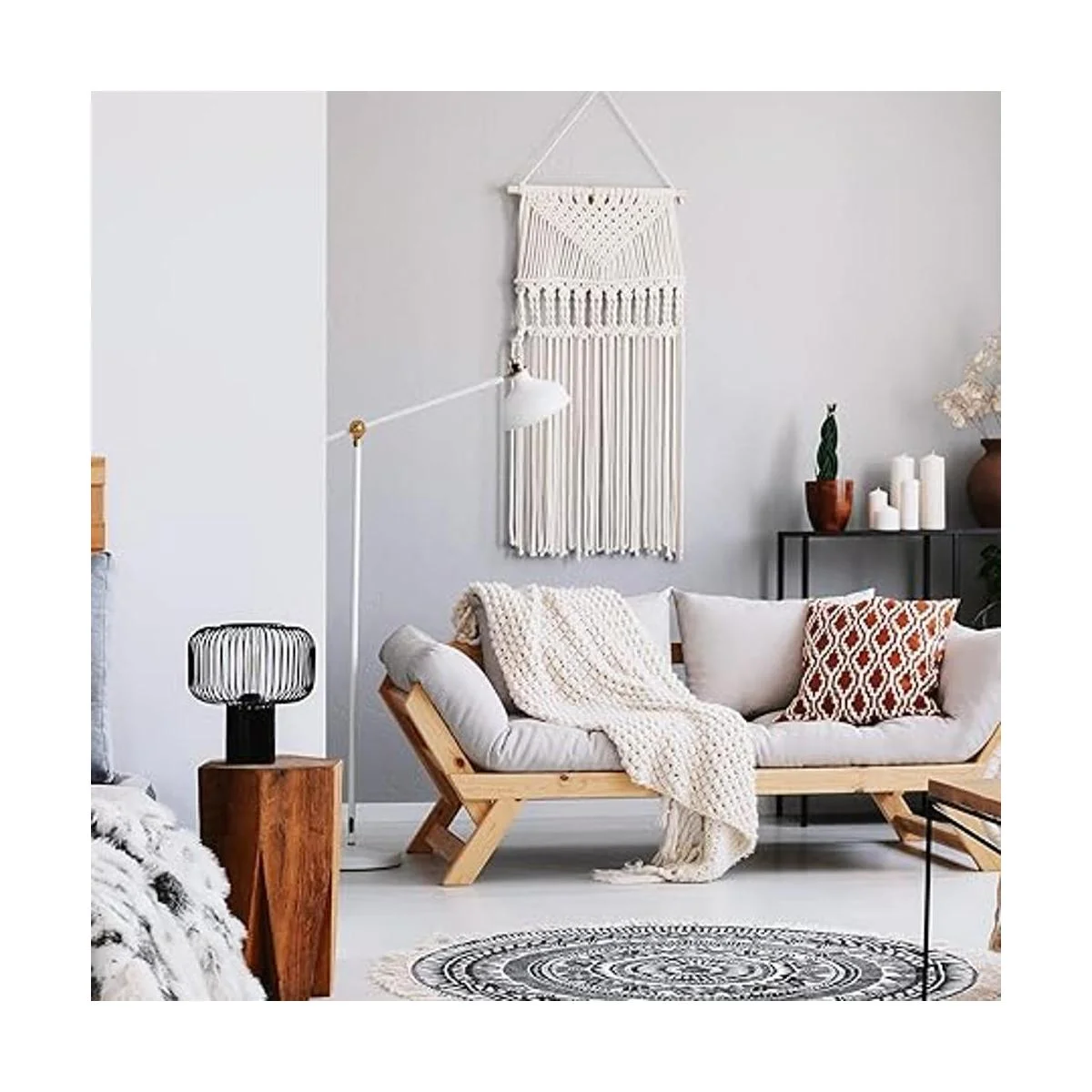 Juego de 6 rollos de 6 colores cuerda de macramé_4