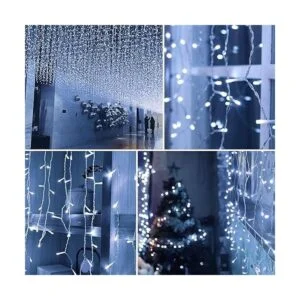 Cadena de luces LED de carámbanos de 32.8 pies 400 luces_2