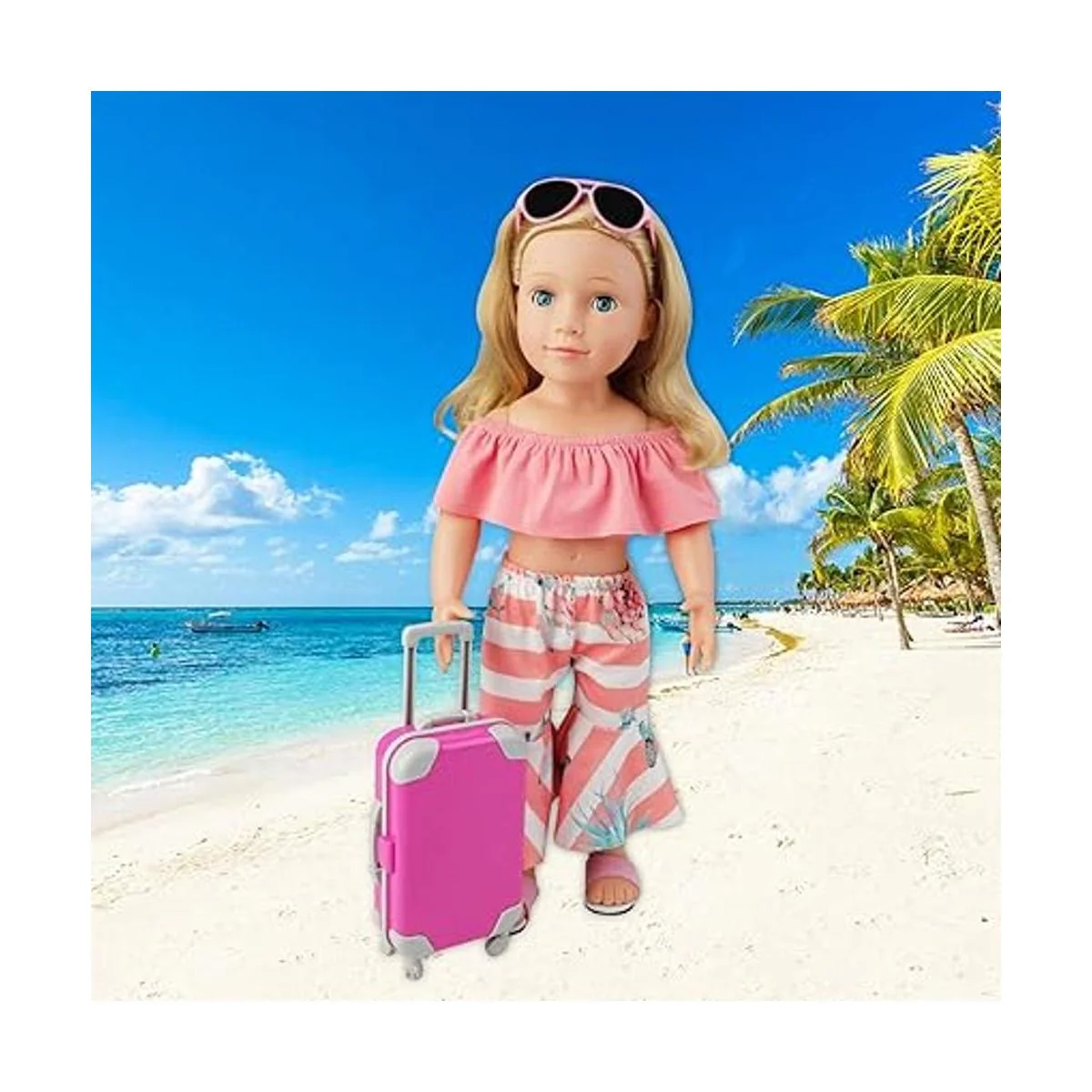 COSYOO Juego de 17 piezas de viaje para muñecas_2