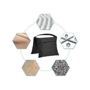 Lidlife Juego de 4 bolsas de arena para fotografía_6