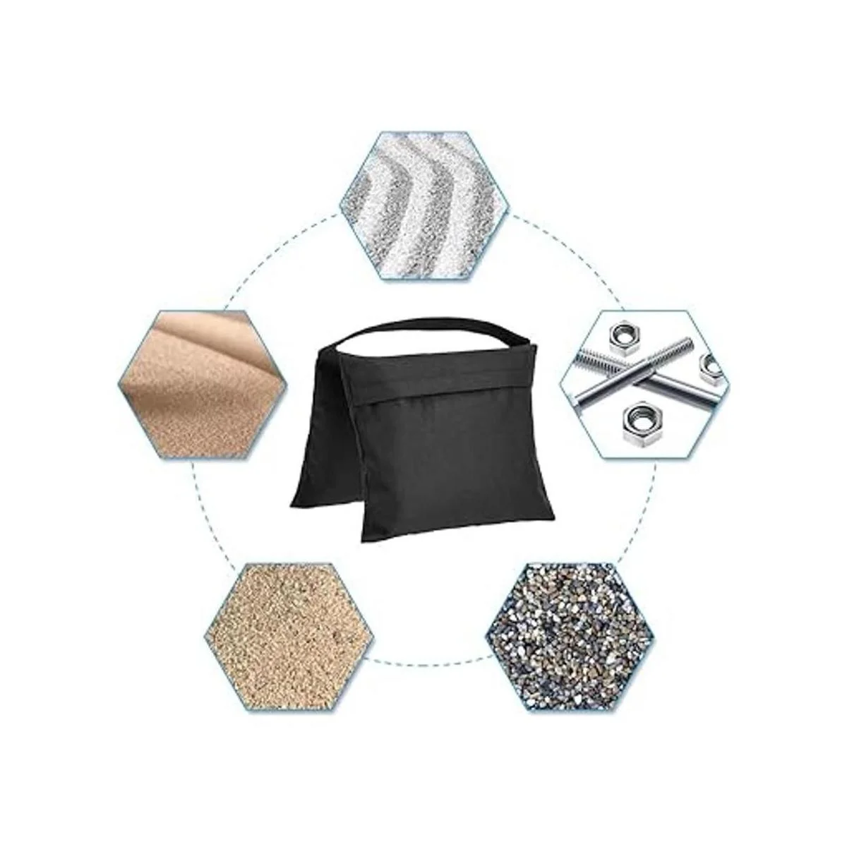 Lidlife Juego de 4 bolsas de arena para fotografía_6