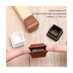 24 protectores de suelo cuadrados de silicona para patas_2