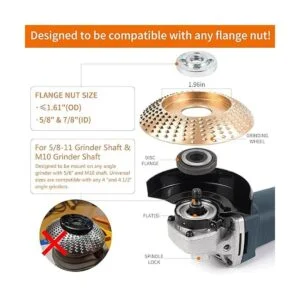 Pomsare 4 ruedas de molienda de madera mejoradas para_3