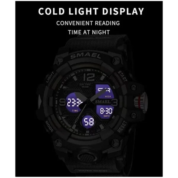 SMAEL Relojes militares al aire libre impermeable reloj de_4