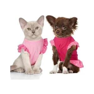 4 piezas de camisa de vestir para mascotas lindo perro_6