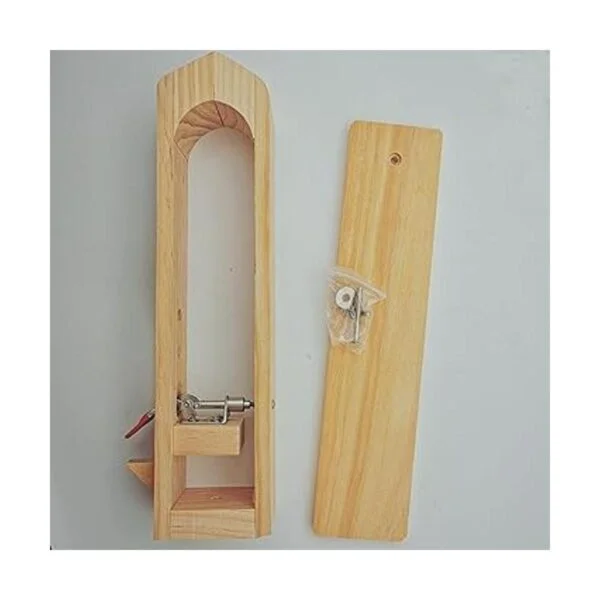 LYFJXX Abrazadera de costura de cuero de madera para_2