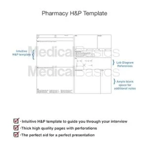 Pharmacy HP Cuaderno de historia médica y física 100_2