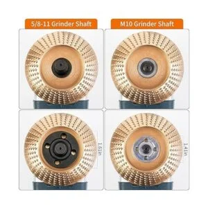 Pomsare 4 ruedas de molienda de madera mejoradas para_4