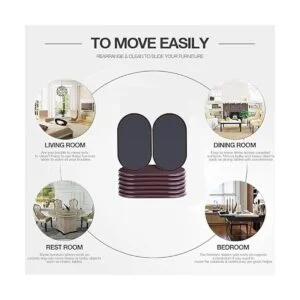 Deslizadores de muebles reutilizables grandes para_5