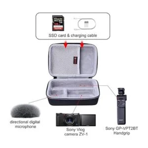 XANAD Funda rígida para cámara Sony ZV1 con kit de_2