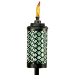 TIKI Brand Antorcha de panal para exteriores color azul_1