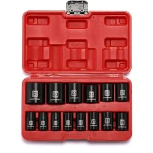 MIXPOWER Juego de 14 llaves de impacto poco profundo de_2