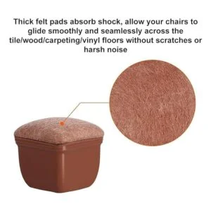 24 protectores de suelo cuadrados de silicona para patas_3