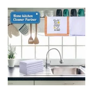 Toallas blancas de sublimación toallas de cocina de 24.0_4