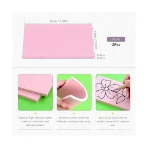 Swpeet Juego de 41 sellos de goma sellos de goma 1_2