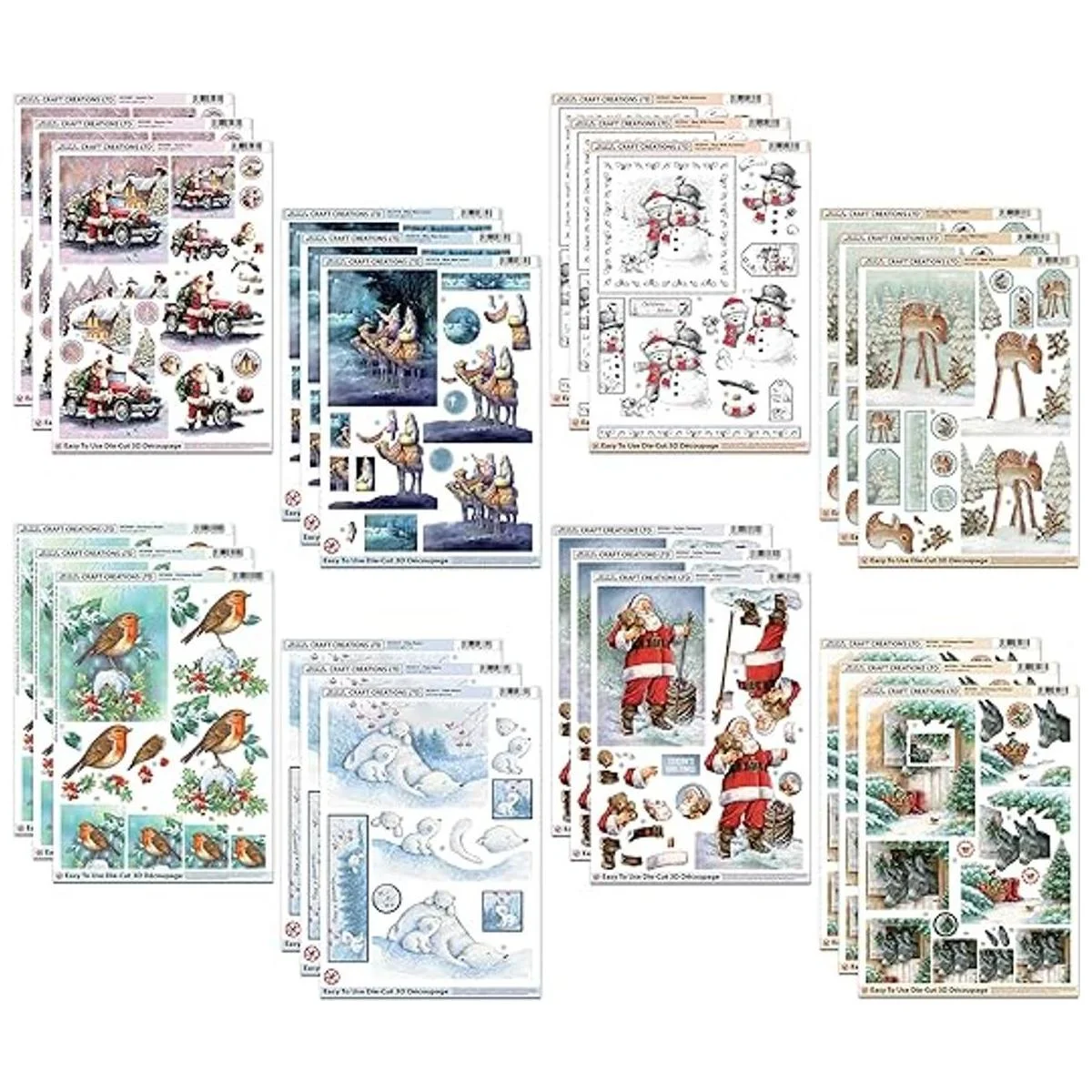 Katy Sue Paquete de selección de decoupage troquelado 3D_1