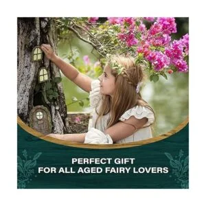 Puerta de hadas y ventanas para árboles decoración de_4