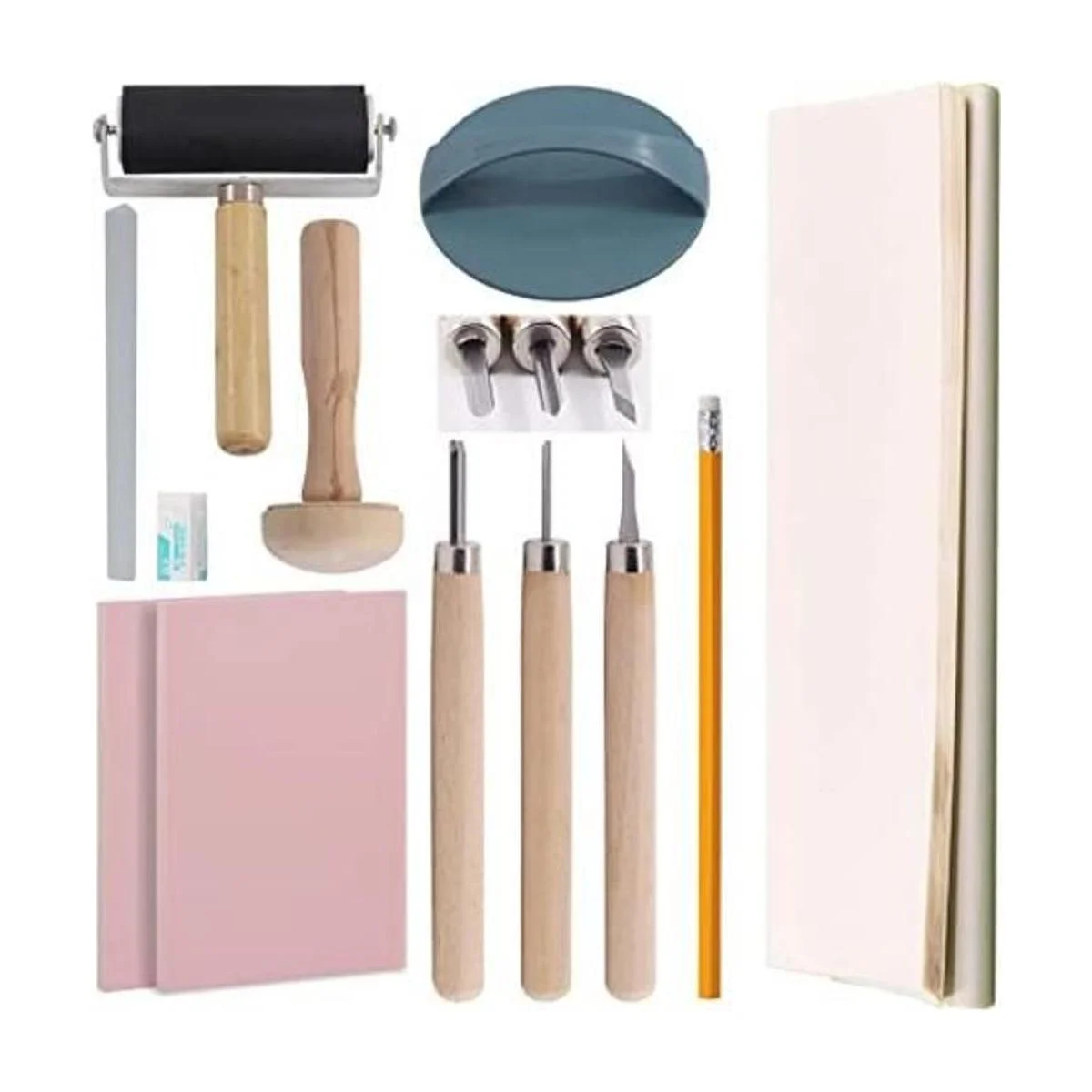 Rustark Kit de fabricación de sellos de goma de 42 piezas_1