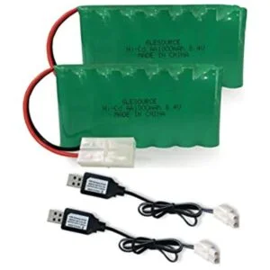 GLESOURCE Paquete de 2 baterías AA de 8.4 V 1000 mAh_1