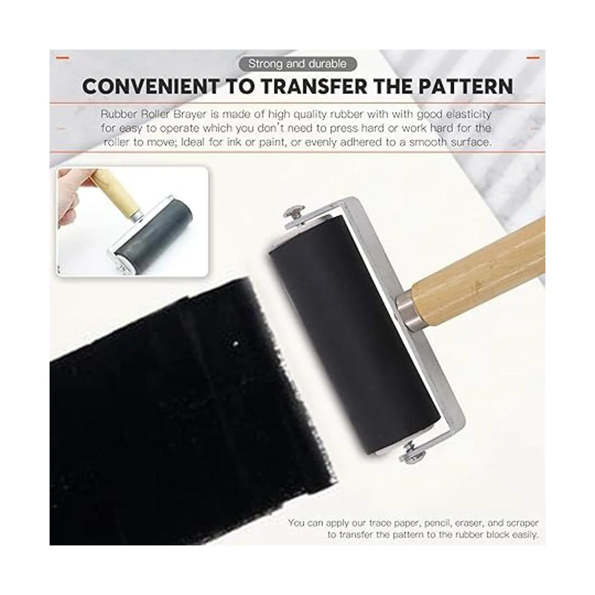 Rustark Kit de fabricación de sellos de goma de 42 piezas_5